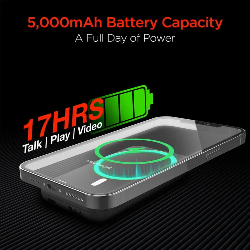 Hypergear 5000mAh Magnetic Wireless Power Bank for iPhone 12+ Series — view 2
