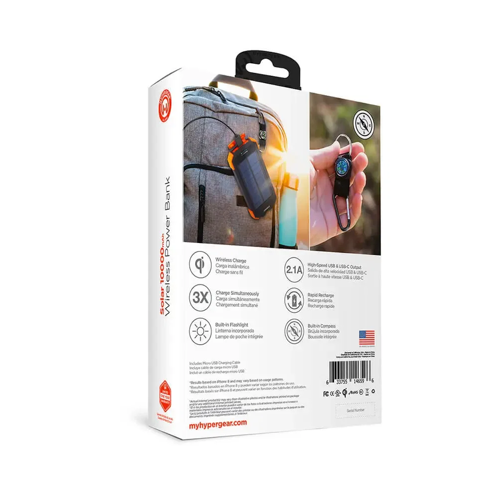 HyperGear Solar 10000mAh Wireless Power Bank — view 10