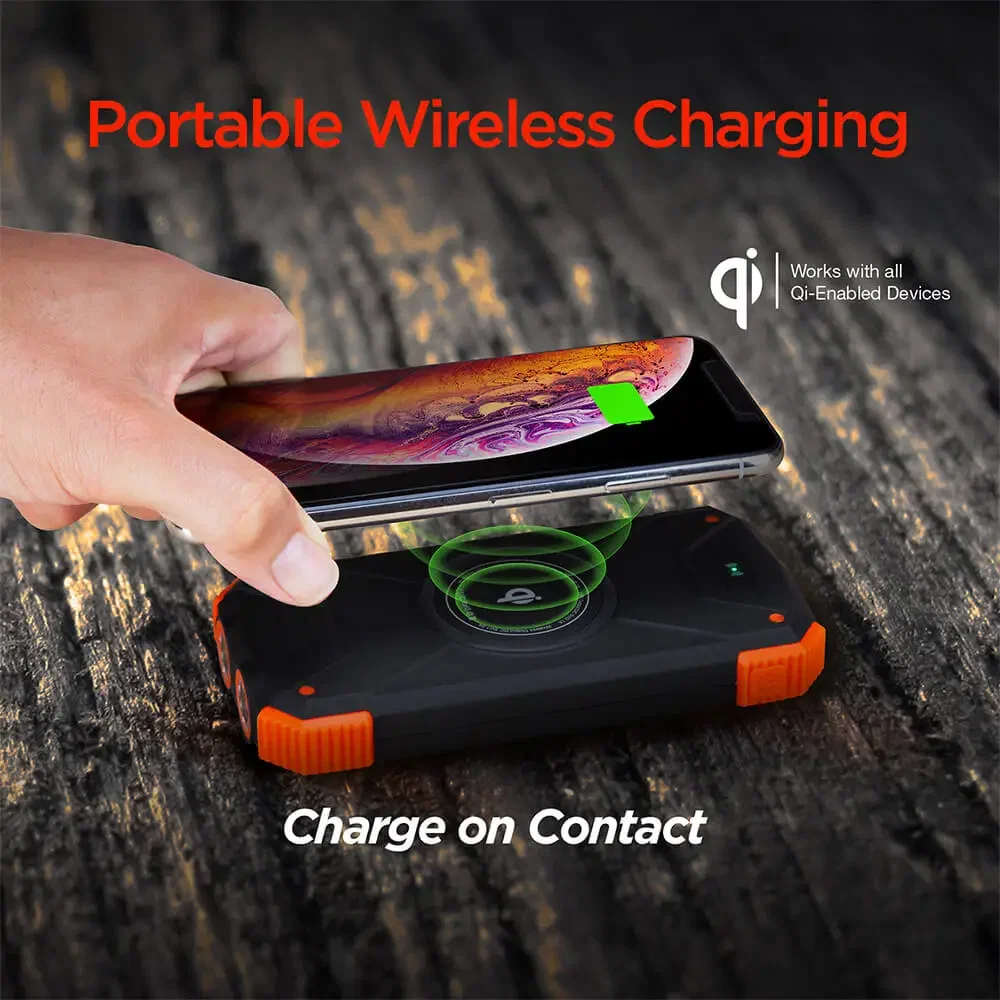 HyperGear Solar 10000mAh Wireless Power Bank — view 5