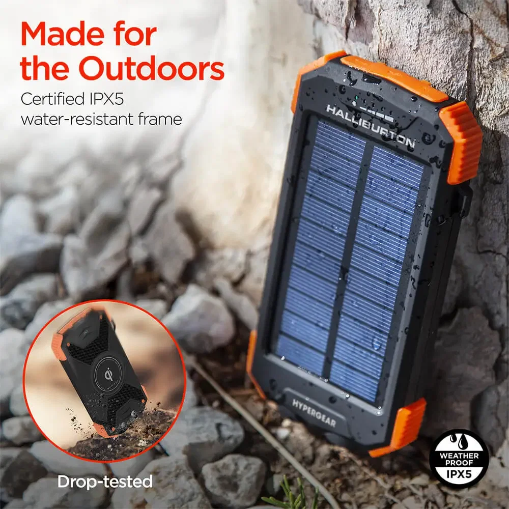 HyperGear Solar 10000mAh Wireless Power Bank — view 7