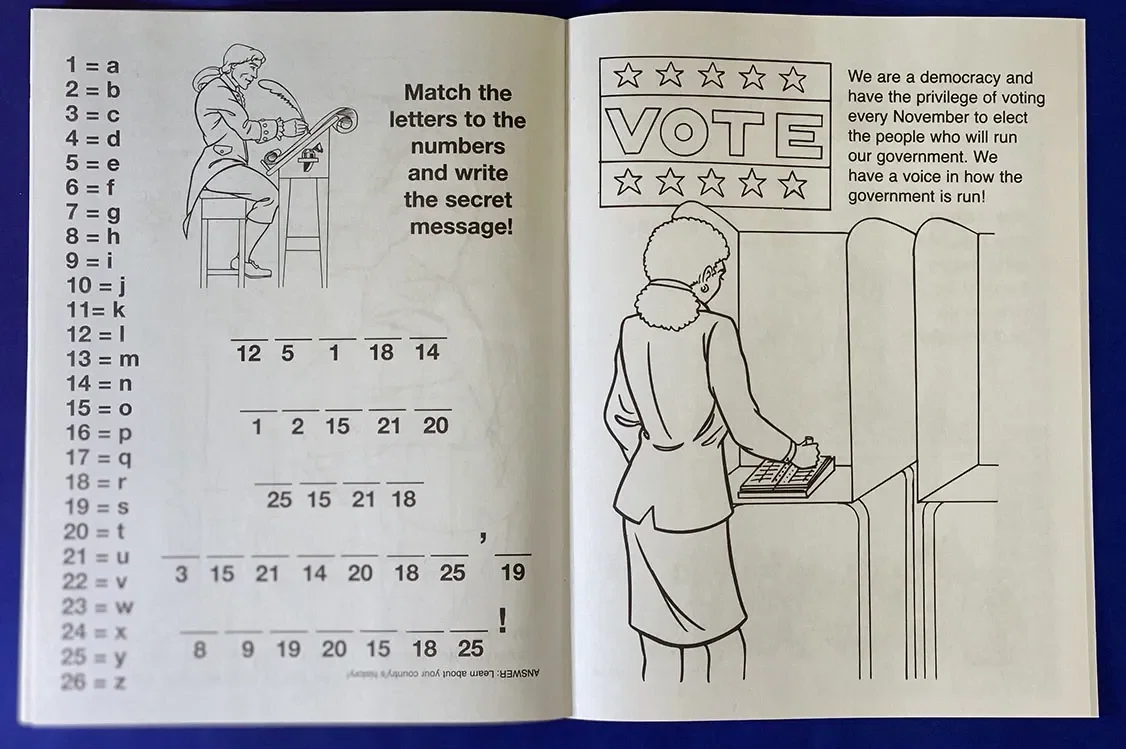 I Love America Coloring Book — view 2