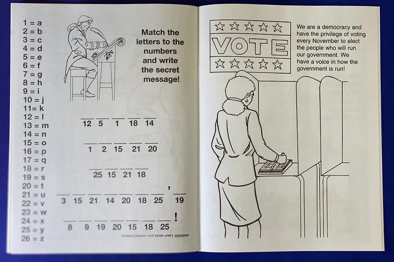I Love America Coloring Book — view 2