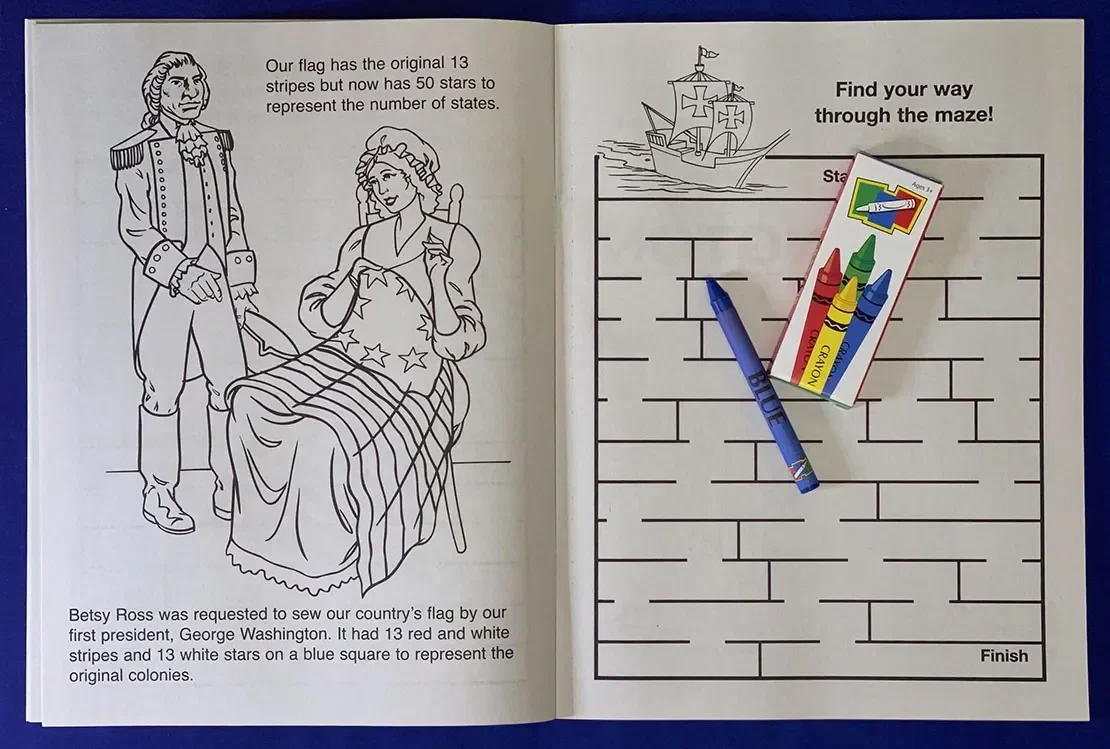 I Love America Coloring Book — view 3