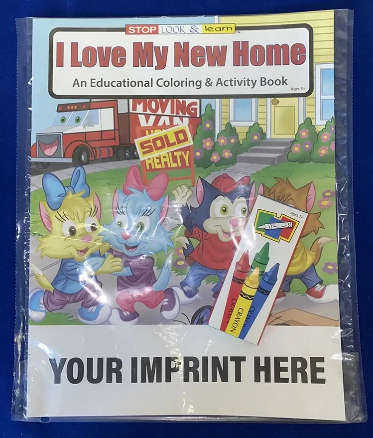 I Love My New Home Coloring & Activity Book — view 3