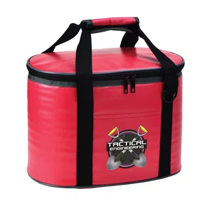 Ice River Medium Economy Cooler Bag, 13.5" x 9" x 7" 600D Polyester, 1-Color Imprint