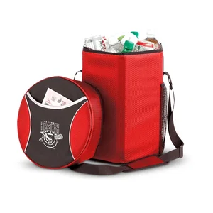 12-Can Seat Cooler, 11" x 14.5" x 11" Nylon, Full-Color Imprint