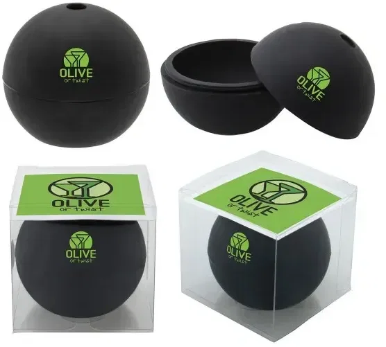 Custom Printed Ice Sphere Mold — view 3