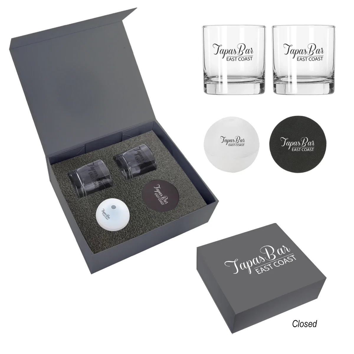 Boxed presentation set ready to hand over as a gift