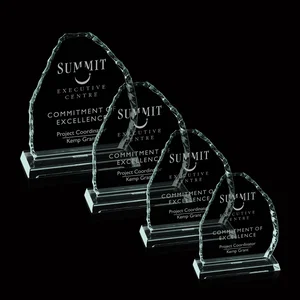 Jade Glass Iceberg Mountain Award With A Repeatable Asymmetric Shape