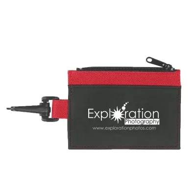 Worn at chest height on a lanyard