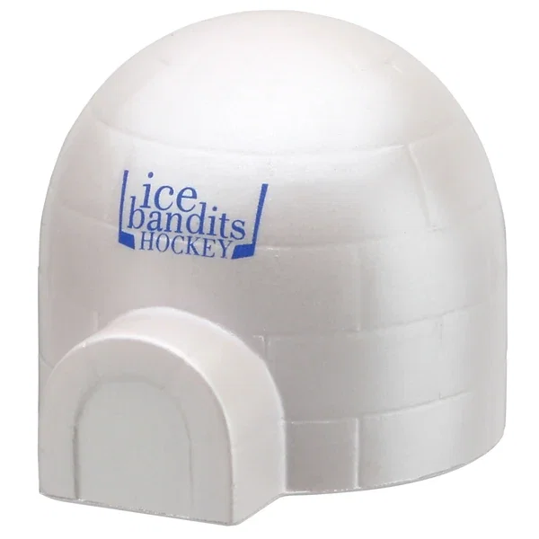 Igloo shaped polyurethane stress reliever, about 2-5/8 inches long