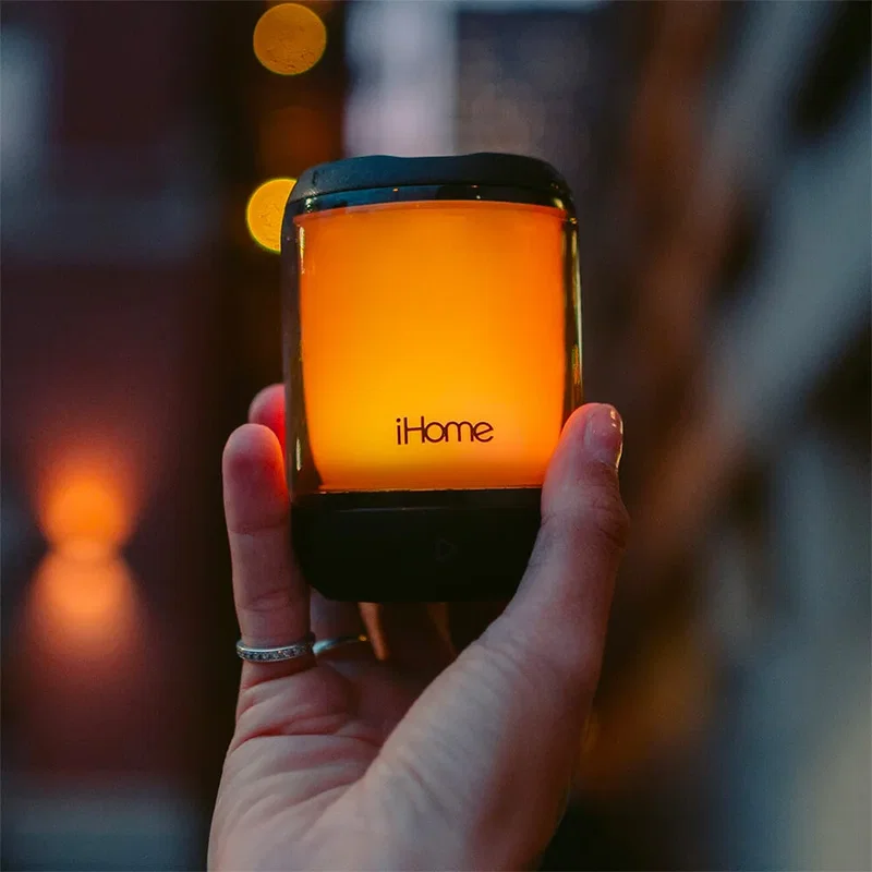 iHome PlayGlow Mini Waterproof Bluetooth Speaker with Color Changing Lights — view 11