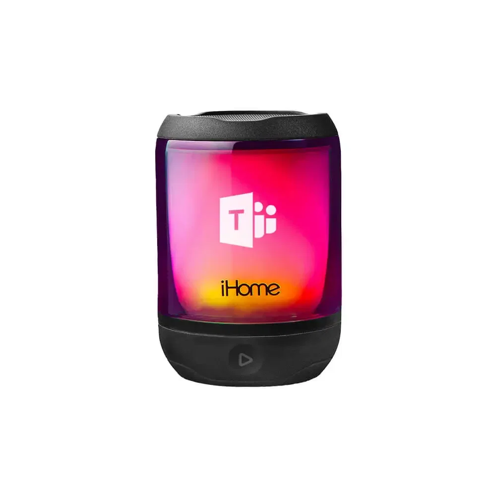 iHome PlayGlow Mini Waterproof Bluetooth Speaker with Color Changing Lights — view 2