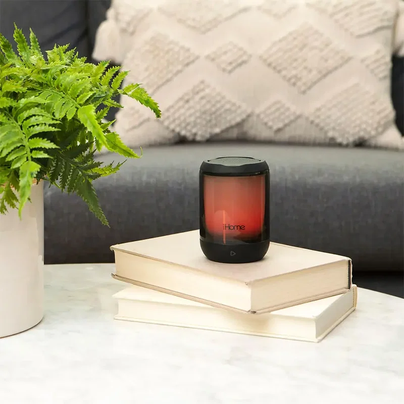iHome PlayGlow Mini Waterproof Bluetooth Speaker with Color Changing Lights — view 9