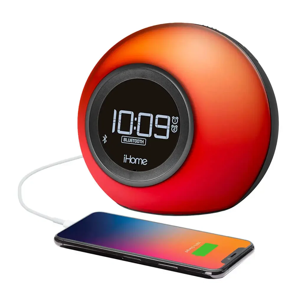 iHome Powerclock Glow Bluetooth Color Changing Alarm Clock IBT295B — view 2