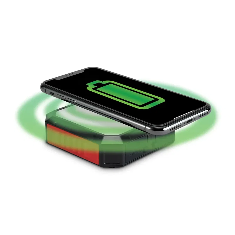 iLive Solar Power Bank & Light with Wireless Charger — view 3