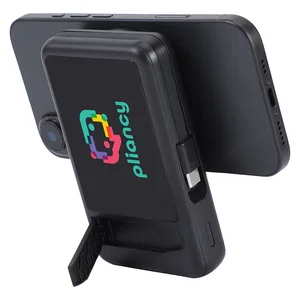 Imperial 10000mAh Light-Up Power Bank with Magnetic Wireless Charger, Watch Charger, Stand & Cable
