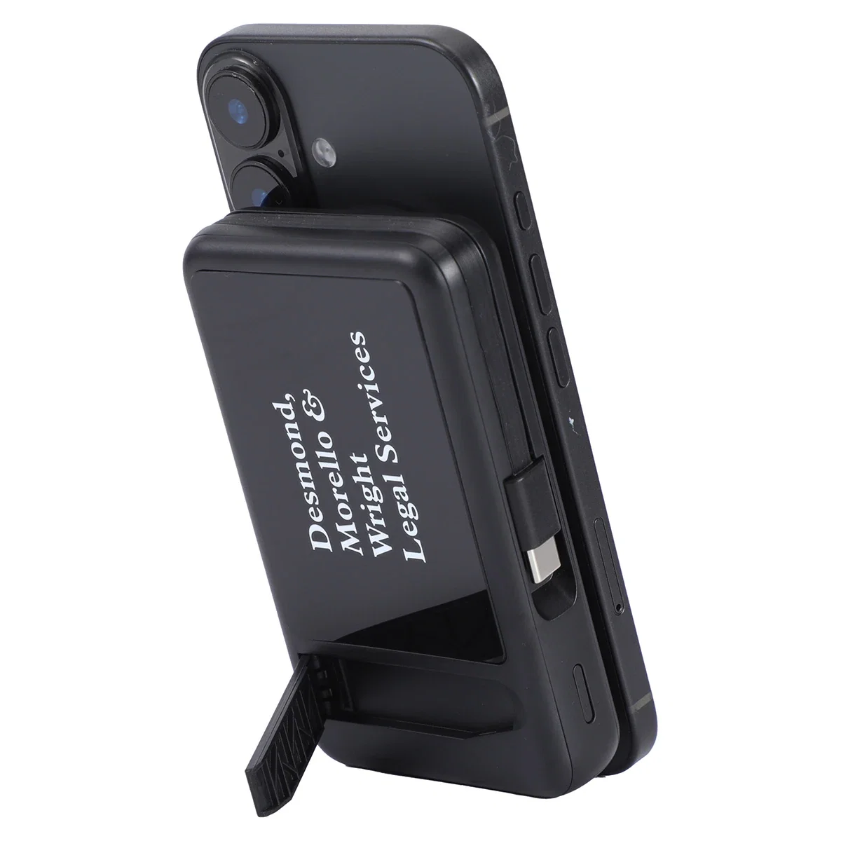 Close-up of the Imperial Power Bank's magnetic wireless charging pad