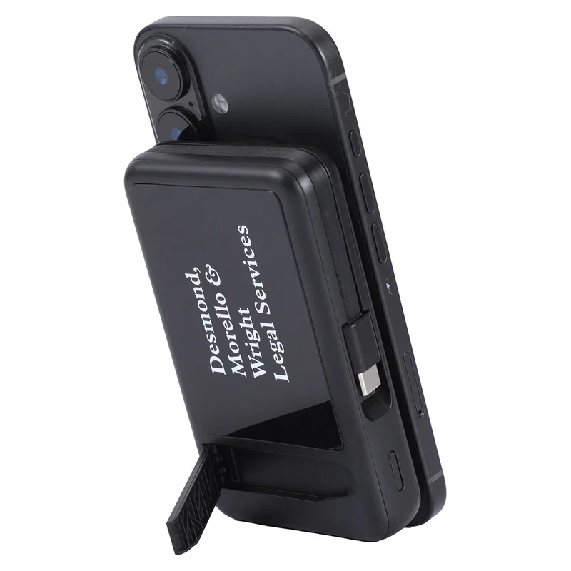 Close-up of the Imperial Power Bank's magnetic wireless charging pad