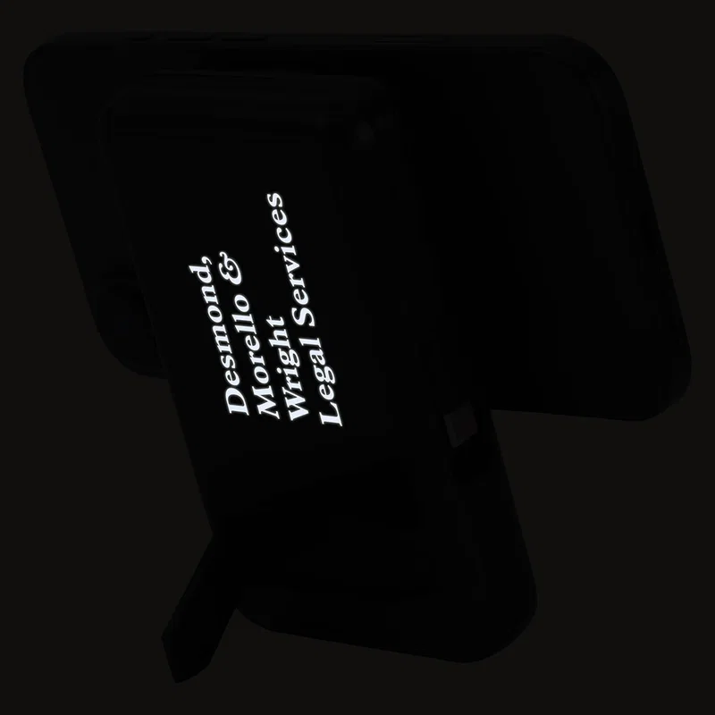 Imperial Power Bank in use, wirelessly charging a smartphone