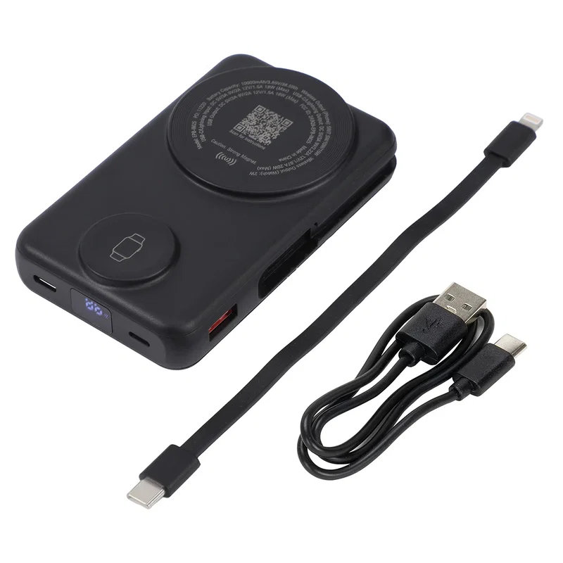 Angled view of the Imperial Power Bank propped up on its stand