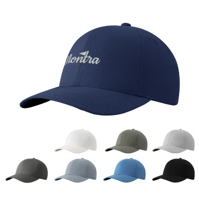 Ventilated back of the hat viewed straight on