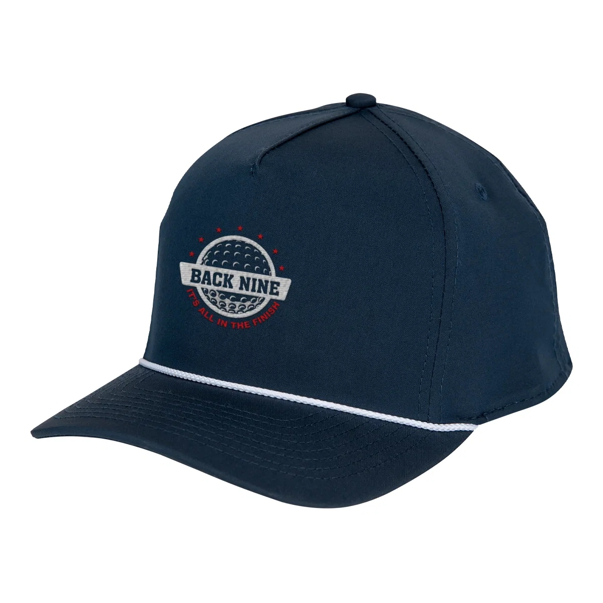 Golfer wearing the hat on the course