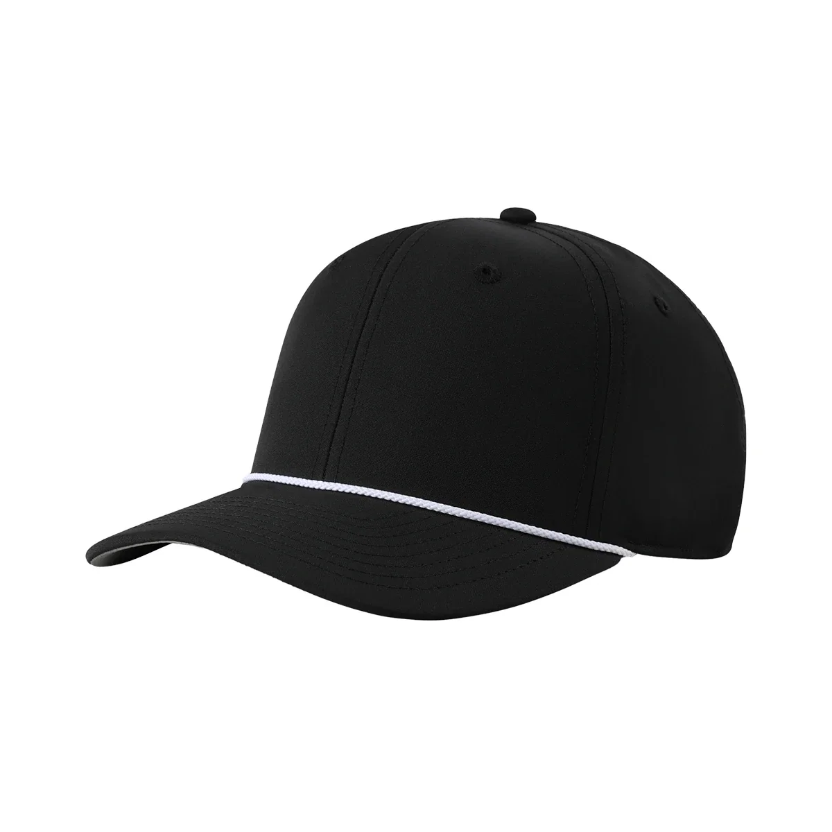 Structured crown and curved visor from the side