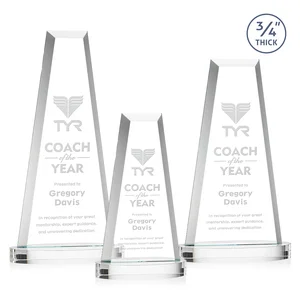 Starfire Crystal Tower Award on Alberton Base