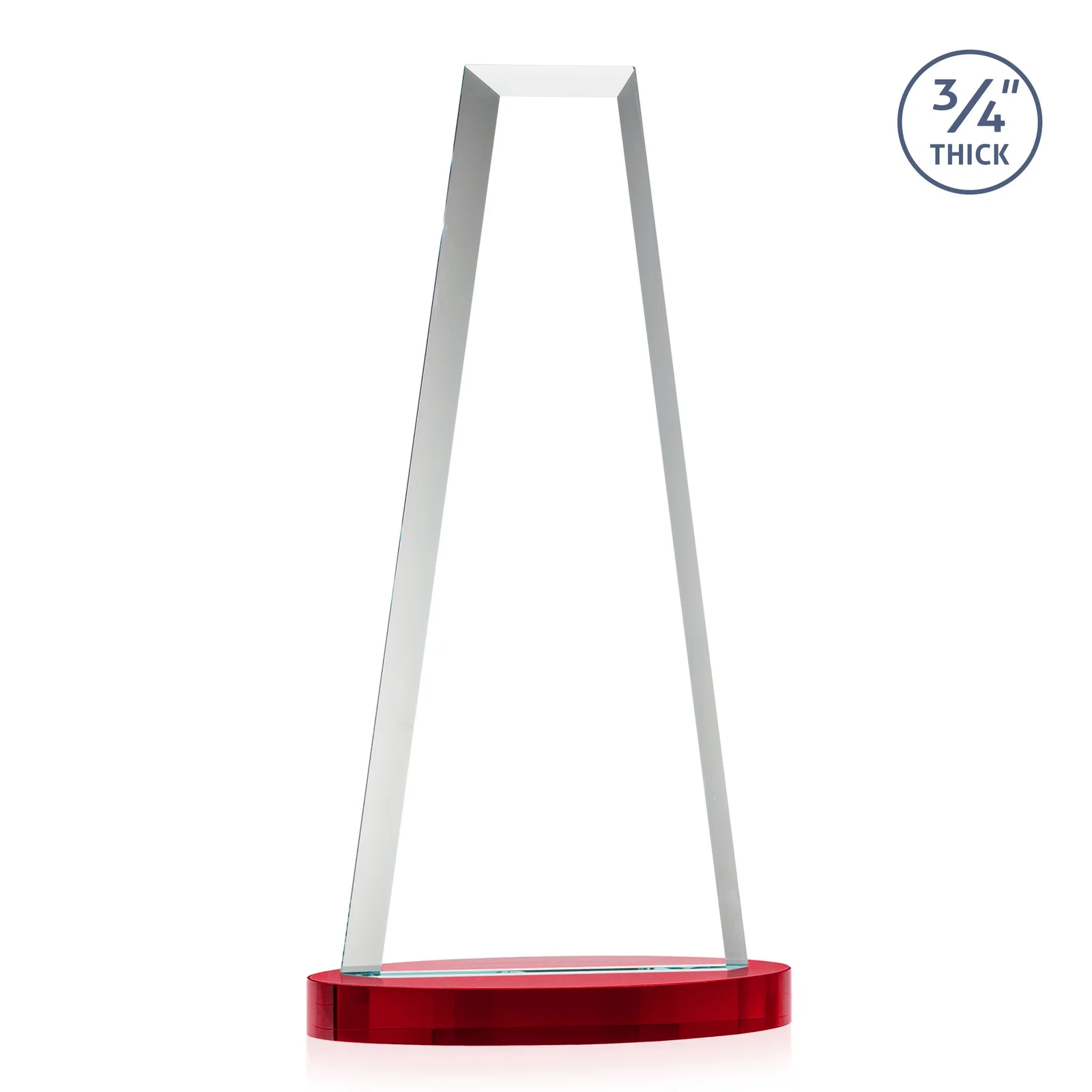 Custom Starfire Crystal Tower Award on Alberton Base, with your logo for dealer and partner awards