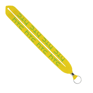 IMPORT Rush 1" Polyester Lanyard with Silver Crimp & Split-Ring