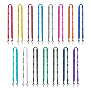 IMPORT Rush 5/8" Polyester 2-Ended Lanyard with Dual Silver Crimps & Split-Rings