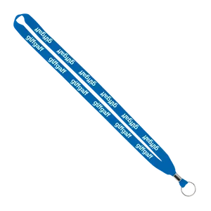 IMPORT Rush 5/8" Polyester Lanyard with Silver Crimp & Split-Ring
