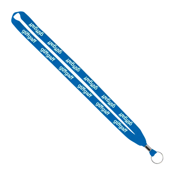 IMPORT Rush 5/8" Polyester Lanyard with Silver Crimp & Split-Ring