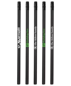Imported Matte Black Pencil with Eraser