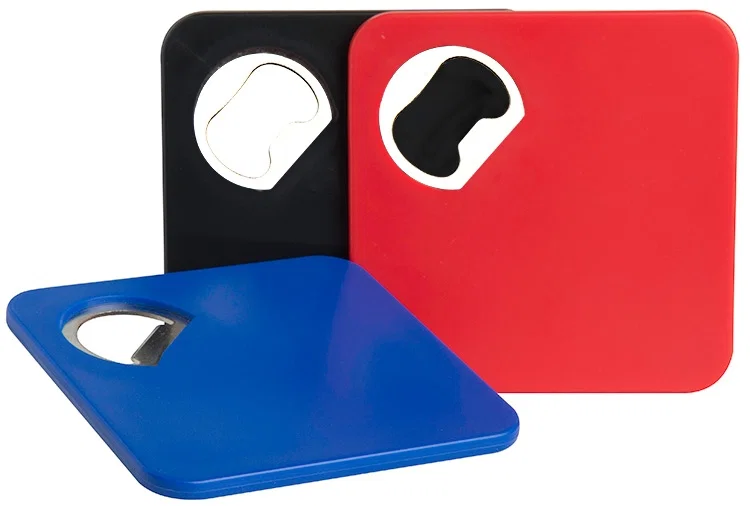 Imprinted Bottle Opener Coaster — view 5