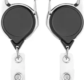 Imprinted Carabiner Badge Reel (40" Cord) — view 2