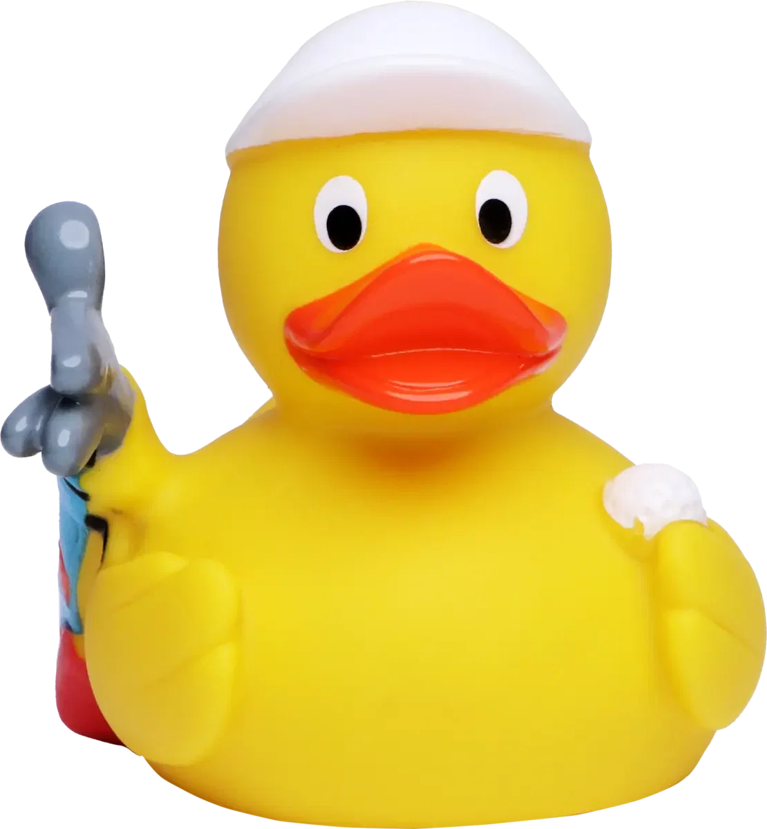 Imprinted Golf Rubber Duck — view 2