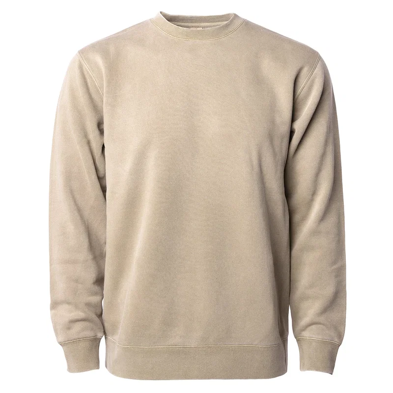 Independent Trading Company Unisex Midweight Pigment Dyed Crew Neck — view 13