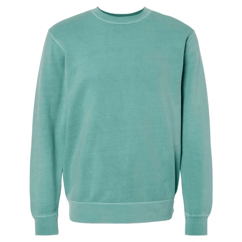 Independent Trading Company Unisex Midweight Pigment Dyed Crew Neck — view 9