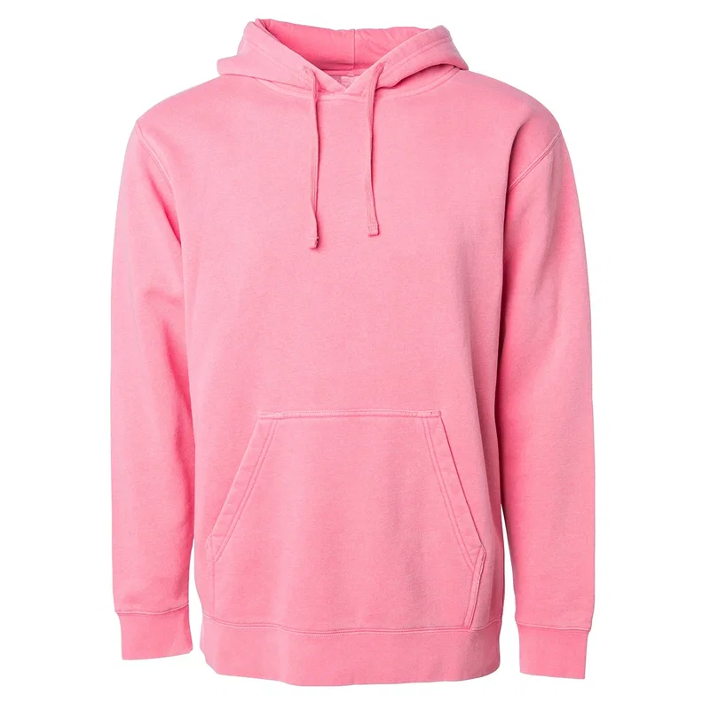 Independent Trading Company Unisex Midweight Pigment Dyed Hooded Sweatshirt — view 10