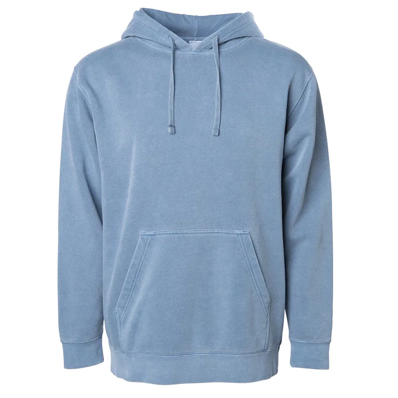 Independent Trading Company Unisex Midweight Pigment Dyed Hooded Sweatshirt — view 11