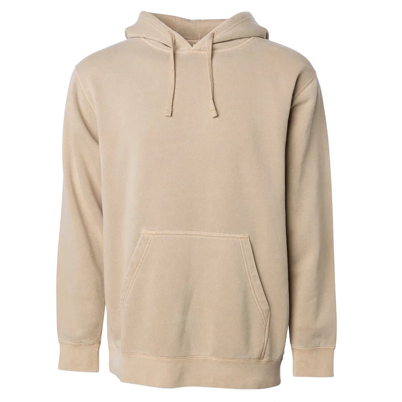 Independent Trading Company Unisex Midweight Pigment Dyed Hooded Sweatshirt — view 12