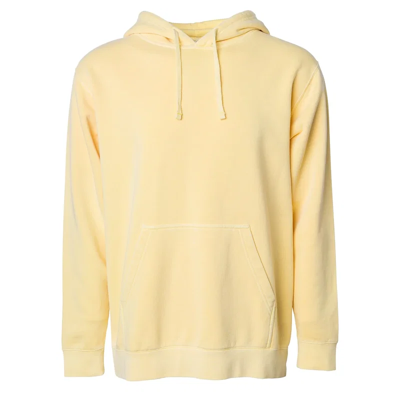 Independent Trading Company Unisex Midweight Pigment Dyed Hooded Sweatshirt — view 13