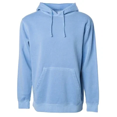 Independent Trading Company Unisex Midweight Pigment Dyed Hooded Sweatshirt — view 4