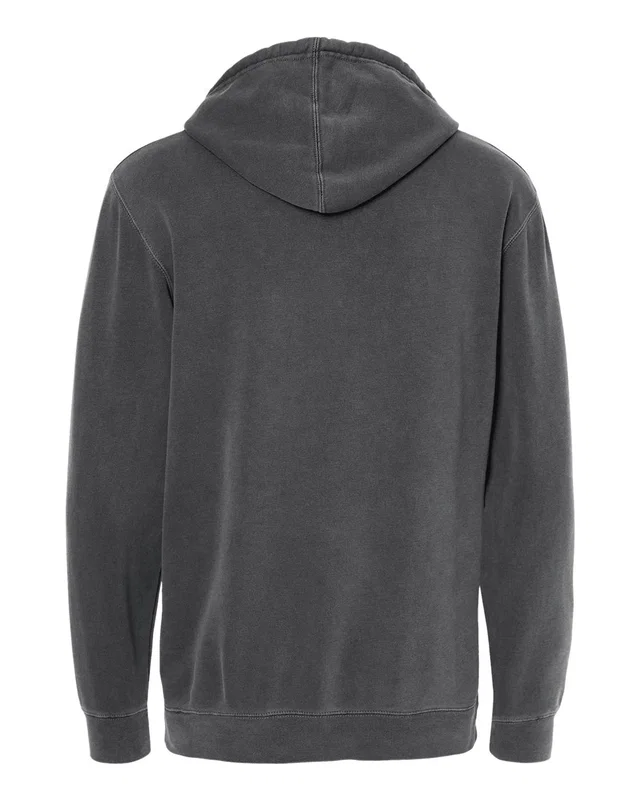 Independent Trading Company Unisex Midweight Pigment Dyed Hooded Sweatshirt — view 6