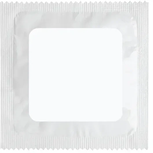 Personalized Square Condom - Individual (4 Color Process Printing) — view 2