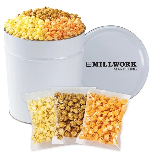 Individually Bagged Popcorn Trio Tin — view 10