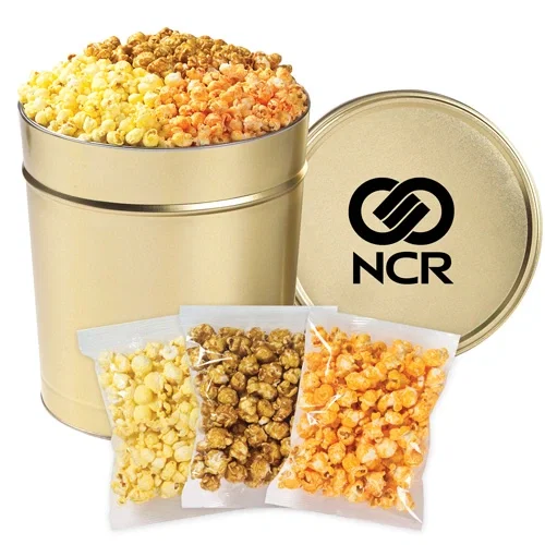 Individually Bagged Popcorn Trio Tin — view 7