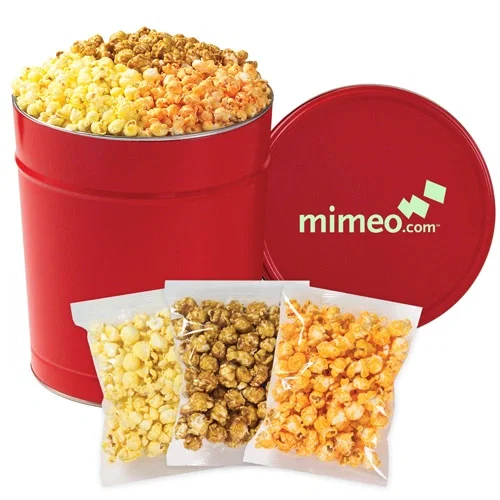 Individually Bagged Popcorn Trio Tin — view 8